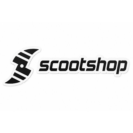 Samolepky Scootshop velké černé