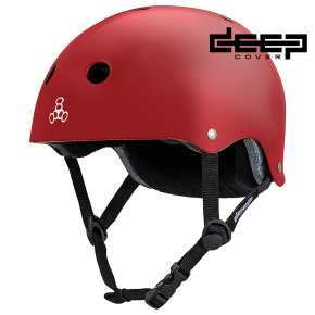 Triple Eight Deep Cover Helma (XS-S|Red Glossy) Triple Eight Deep Cover Helma (XS-S|Red Glossy)