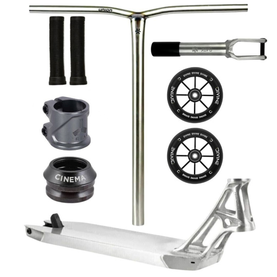 Freestyle koloběžka Custom Divine X Ethic Pandemonium V2 500 mm stříbrná