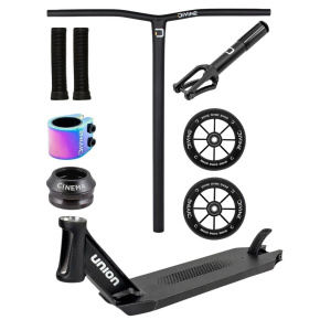 Freestyle koloběžka Custom Divine X Union HoneyComb 490 mm Black/Neochrome