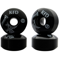 KFD Team Kolečka pro skateboard 4-Souprava (53mm|Bandana)