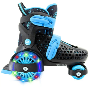 Core Newbie Nastavitelný Trekové Brusle Dětské (Černá|26-29)