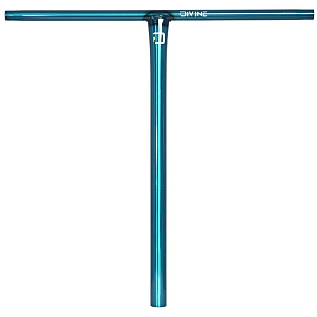 Řídítka Divine T-bar oversize 580x580 mm Polished Teal