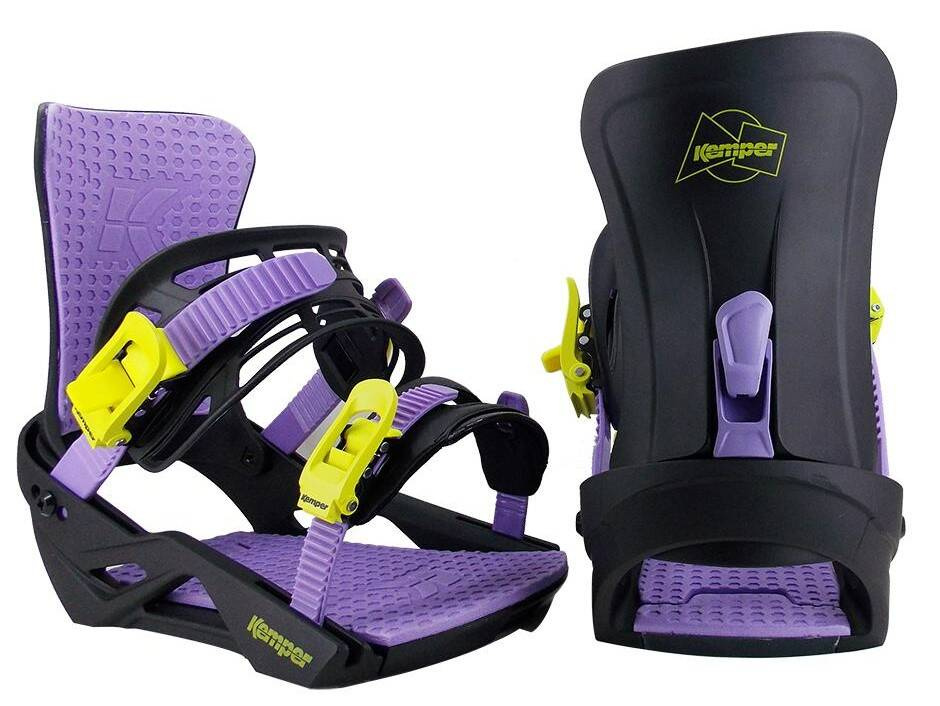 Kemper Freestyle Snowboard Bindings (Černá3842)