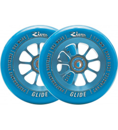 Kolečka River Glide Sapphire 110mm modré 2ks