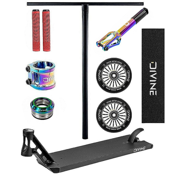 Freestyle koloběžka Custom Divine Street 6" 580 mm Forget Černá
