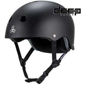 Triple Eight Deep Cover Helma (XS-S|Černá) Triple Eight Deep Cover Helma (XS-S|Černá)