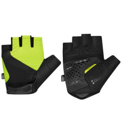 Spokey EXPERT Pánske cyklistické rukavice, žlto-čierne, veľ. M - XL