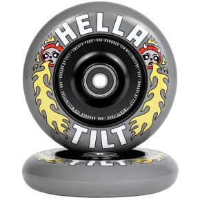 Tilt x Hella Rage Kolečka Na Freestyle Koloběžku 2-balení (110mm|Šedá)