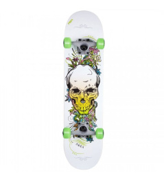 Area Neon Skull Complete Skateboard