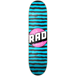 RAD Stripes Logo Skate Deska (8"|Blue)