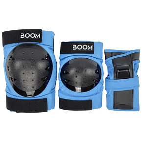Set chráničů Boom Classic S modrý Set chráničů Boom Classic S modrý