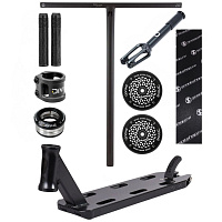 Custom freestyle koloběžka – Longway × Divine Kaiza 480 mm černá | Scootshop.cz