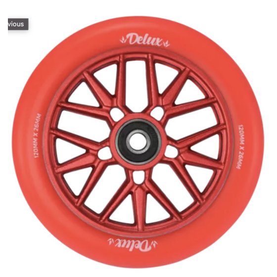 Kolečko Blunt Delux 120x26 mm červené