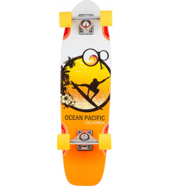 Longboard Ocean Pacific Surfer Cruiser 28.5" Yellow