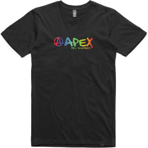 Apex Rainbow Tričko (M|Černá)