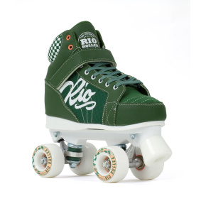 Rio Roller Mayhem II Adults Quad Skates - Green - UK:8A EU:42 US:M9L10