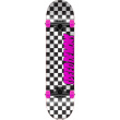 Skateboard Speed Demons Checkers 7.75" Pink