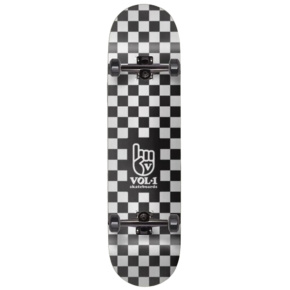 Vol.1 Checker Skateboard Komplet (8.25"|Černá)