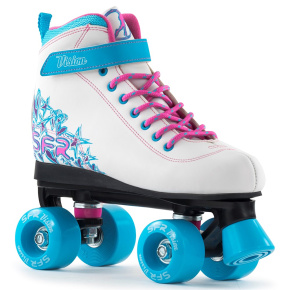 SFR Vision II Children's Quad Skates - White / Blue - UK:3J EU:35.5 US:M4L5
