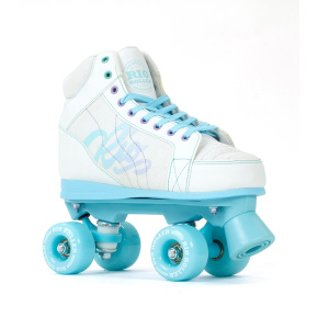Rio Roller Lumina Children's Quad Skates - White / Blue - UK:3J EU:35.5 US:M4L5