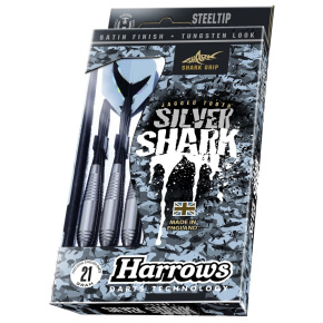 Harrows Šipky Harrows Silver Shark steel 21g Silver Shark steel 21g