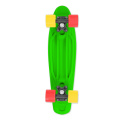 Skateboard FIZZ BOARD Green, Red-Yellow PU, zelený