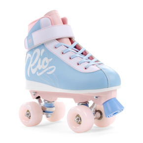 Rio Roller Milkshake Children's Quad Skates - Cotton Candy - UK:2J EU:34 US:M3L4
