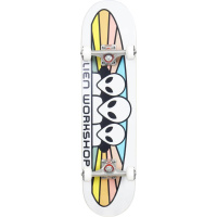 Alien Workshop Spectrum Skateboard (8"|Bílá/Červená/Žlutá)