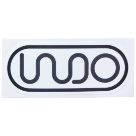 Samolepka Indo Logo Bílá