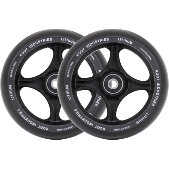 Kolečka Root Lithium 120x30mm Černá 2ks
