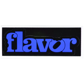 Samolepka Flavor Modrá
