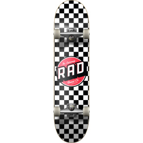 Skateboard RAD Checkers 8" Checkers Black