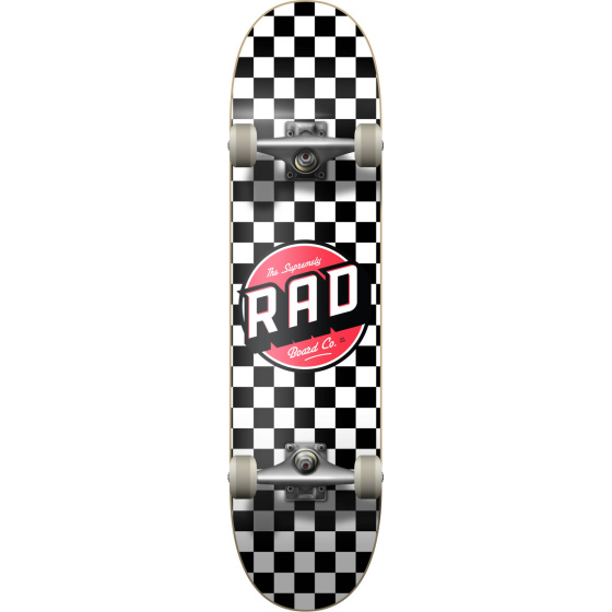 Skateboard RAD Checkers 8" Checkers Black