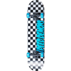 Speed Demons Checkers Skateboard Komplet (8"|Černá/Modrá)