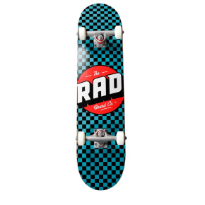 RAD Checkers Progressive Skateboard Komplet (7.25"|Černá/Tyrkysová) RAD Checkers Progressive Skateboard Komplet (7.25"|Černá/Tyrkysová)