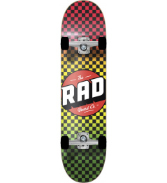 Skateboard RAD Checkers Progressive 7.5" Rasta