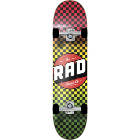 RAD Checkers Progressive Skateboard Komplet (7.5"|Rasta)