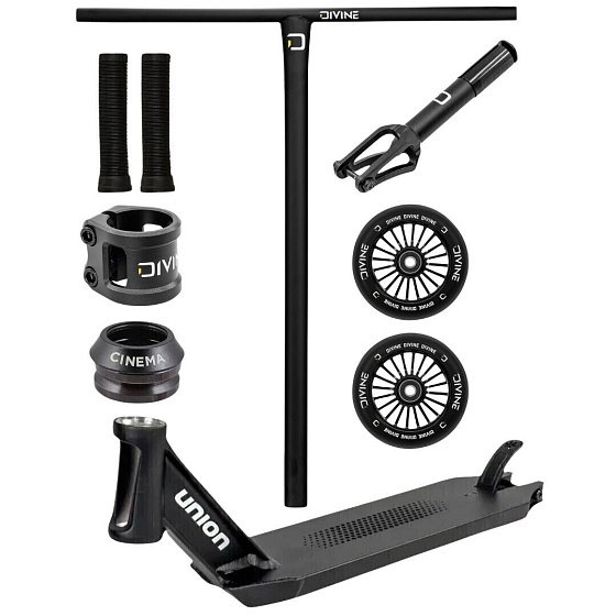 Freestyle koloběžka Custom Divine X Union HoneyComb 490 mm černá