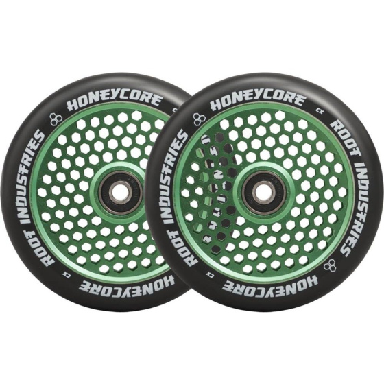 Kolečka Root Industries Honeycore black 120mm 2ks zelená