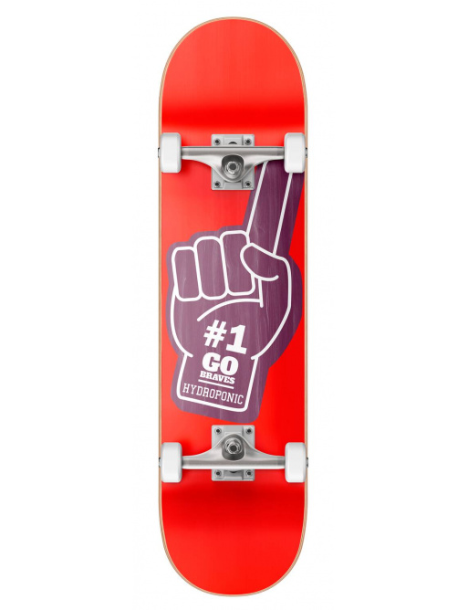 Skateboard Hydroponic Hand 7.25" Red