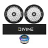 Set 2ks koleček Divine 110 mm Light stříbrné + Divine griptape + Divine headset