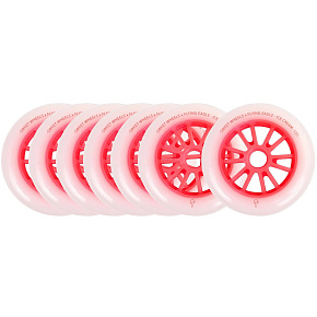 FlyingEagle Ice Cream Speed Kolečka Na Brusle (125mm|Červená)