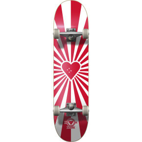 Heart Supply Burst Logo Skateboard Komplet (8"|Červená)