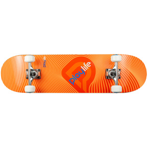 Skateboard Playlife Illusion Orange 31x8"
