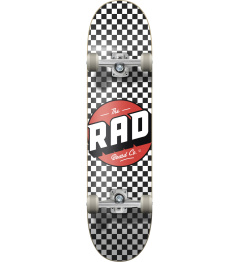 RAD Checkers Progressive Skateboard Komplet (8.25"|Černá/Bílá)