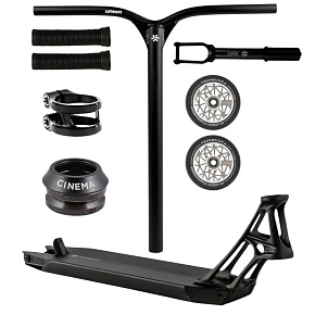 Freestyle koloběžka Custom Ethic × Union Park – 460 × 130 mm / 110 × 24 mm / IHC – černá