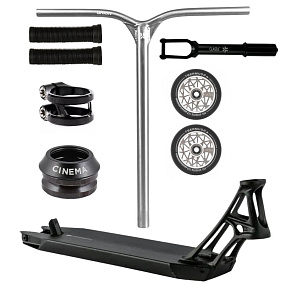 Freestyle koloběžka Custom Ethic × Union Park – 460 × 130 mm / 110 × 24 mm / IHC – černá