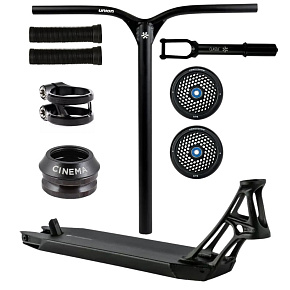 Freestyle koloběžka Custom Ethic × Union Park – 460 × 130 mm / 110 × 24 mm / IHC – černá