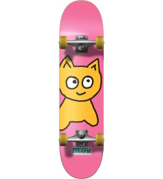 Meow Big Cat Skateboard Komplet (8.25"|Růžová/Žlutá)